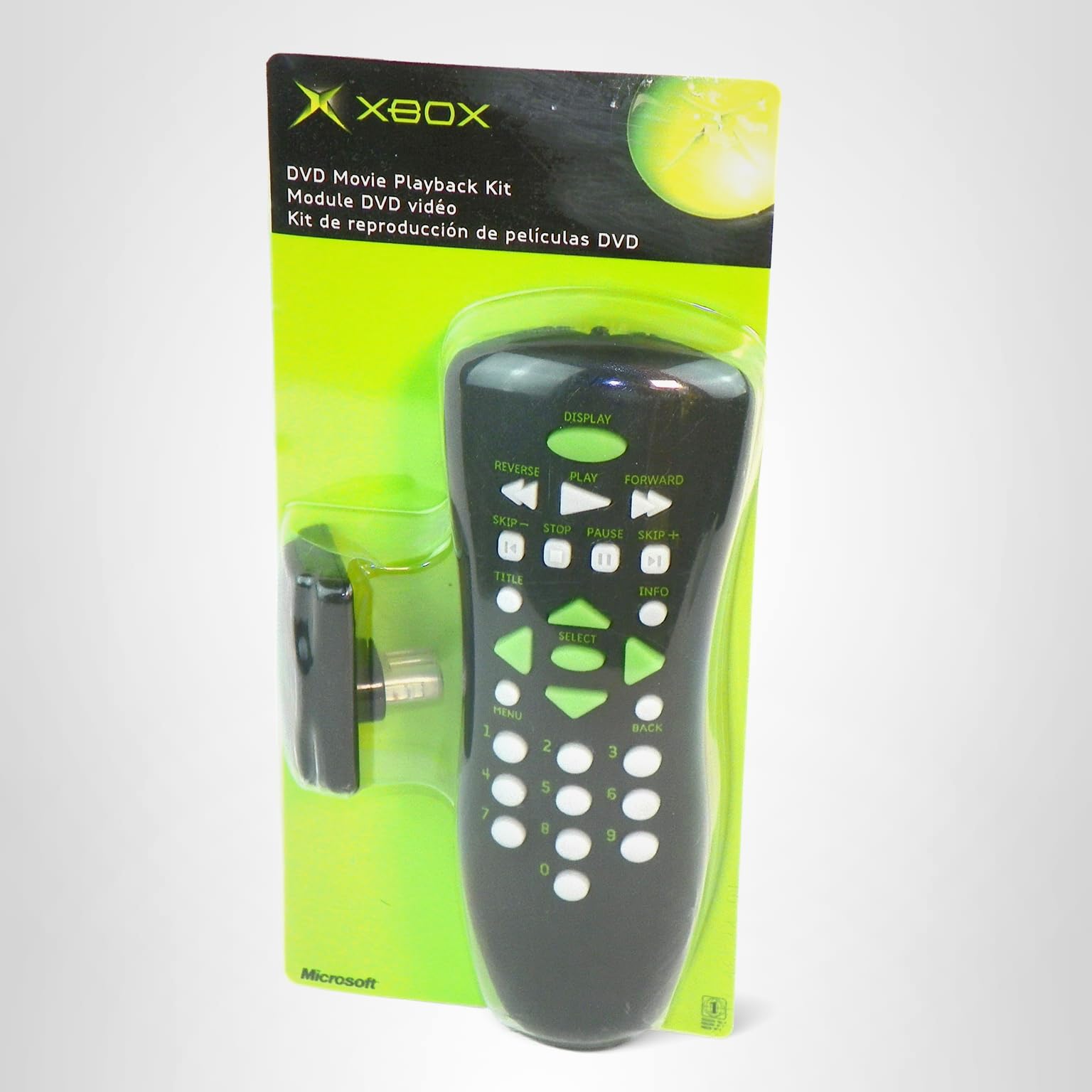 Amazon.com: Microsoft Xbox DVD Movie Playback Kit - Remote control